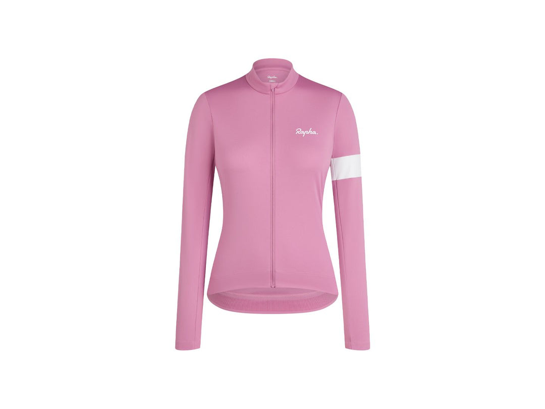 Rapha Core Thermal LS Women Large Dusty Mauve Jersey