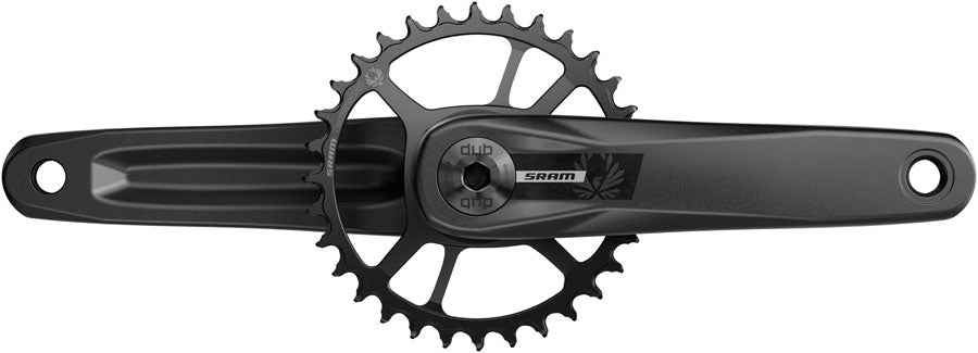 SRAM S200 Eagle Crankset - 155mm 32t Steel Chainring Aluminum Crankarms DUB Wide Spindle BLK 52mm Chainline B1