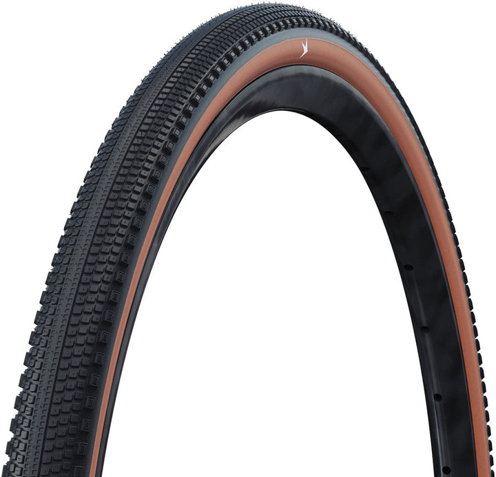 Schwalbe G-One Comp Tire - 700 x 40 Clincher Wire BLK/Bronze Active K-Guard Green E-25