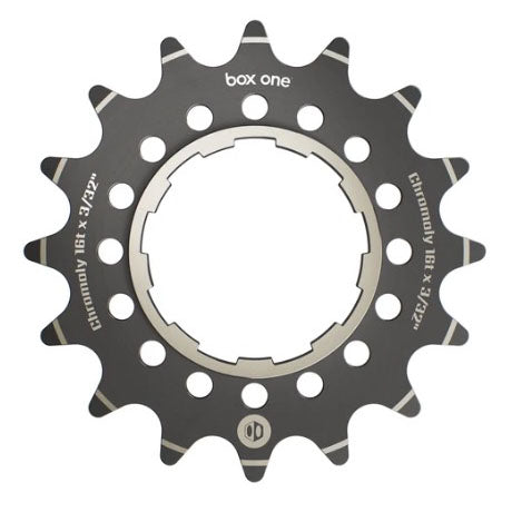 BOX Box One 3/32" CNC CrMo Cog Black - 16t
