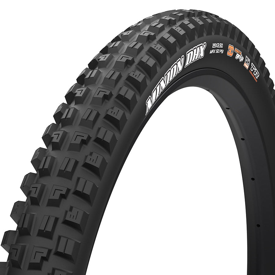Maxxis Minion DHX Mountain Tire 29"x2.50 Folding Tubeless Ready MaxxGrip Double Down Black