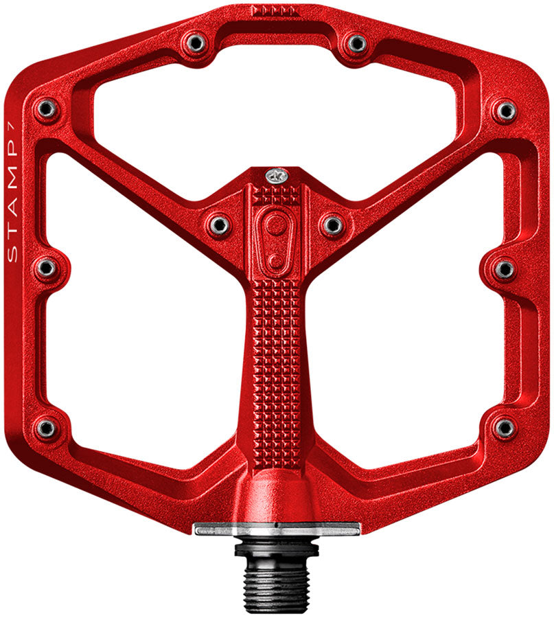 Crankbrothers Stamp 7 Pedals - Platform Aluminum 9/16" Red Large