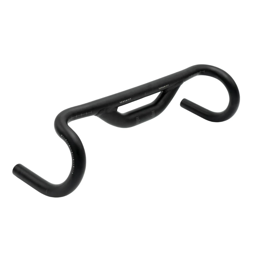 Redshift Sports Top Shelf Drop Bar 70mm Rise 10 deg- 53cm Black 