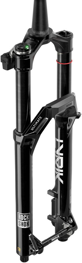 RockShox Lyrik Ultimate Flight Attendant Charger 3.2 Suspension Fork - 29" 160mm 15x110mm 44mm Offset Linear XL Gloss BLK E1