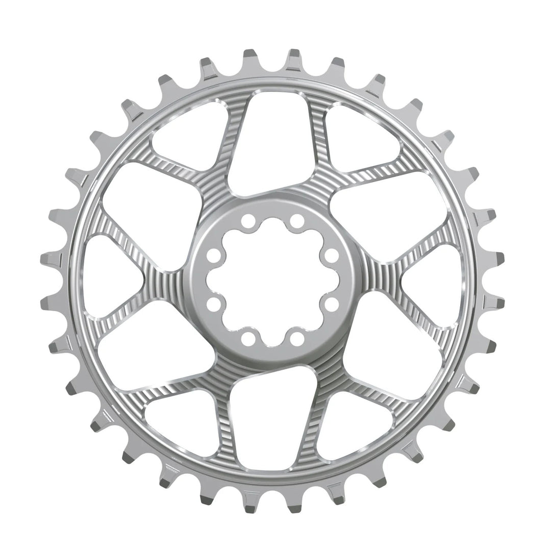Works Components Round Chainring SRAM 8-Bolt 30T Boost 3mm Slv