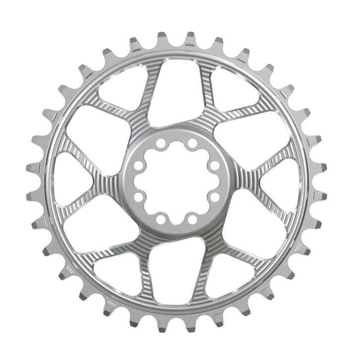 Works Components Round Chainring SRAM 8-Bolt 30T Boost 3mm Slv