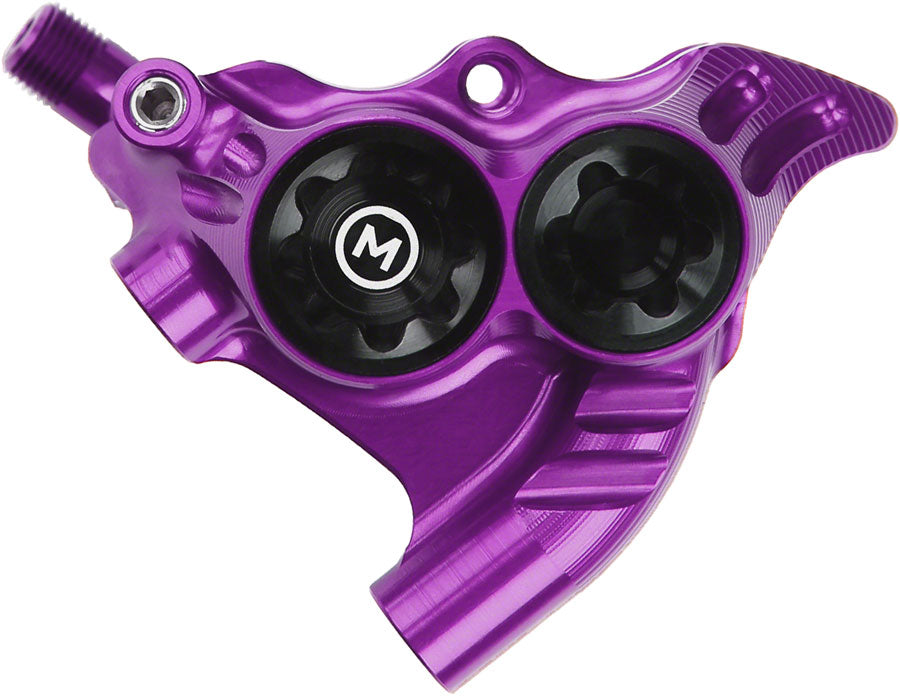 Hope RX4+ Disc Brake Caliper - Rear Flat Mount Direct +20mm Mineral Oil Type Purple