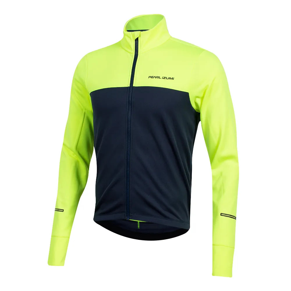 Men's Quest Thermal Jersey - SCREAMING YELLOW/NAVY / XL