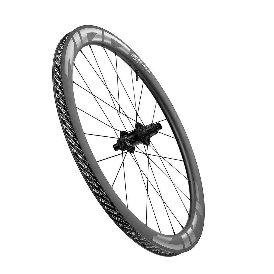 Zipp 404 S A1 Wheel Rear 700C / 622 Holes: 20 12mm TA 142mm Disc Center Lock Shimano HG 11 Dark Grey Graphic A1