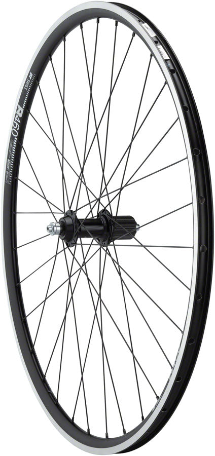 Quality Wheels Shimano 105/DT R460 Rear Wheel - 700 QR x 130mm Rim Brake HG 11 Road BLK Clincher 32H