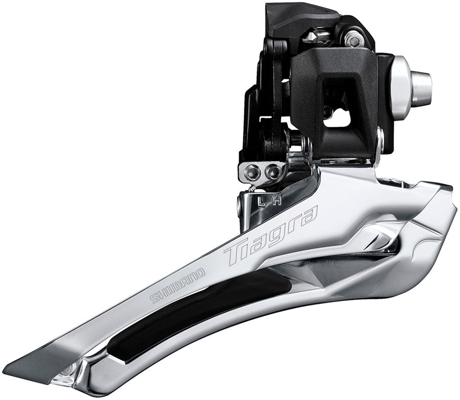 Shimano Tiagra FD-R4000-F Front Derailleur - 11-Speed Double Braze-On Down-Swing Down-Pull 52t Max