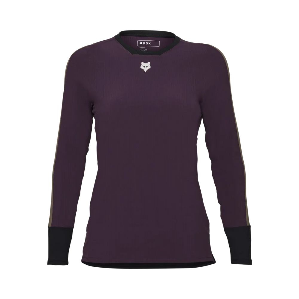 Women's Defend Thermal Jersey - Dark Purple / XS