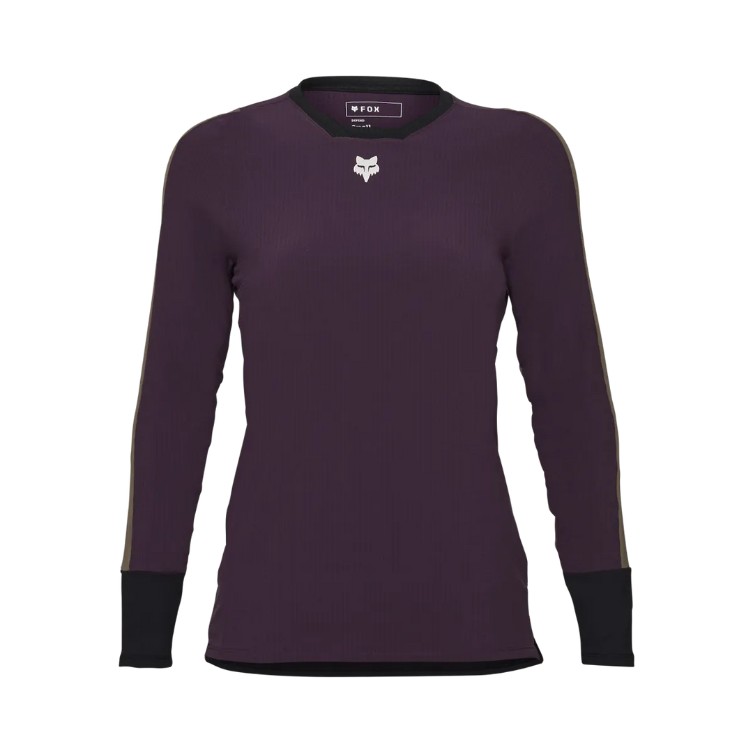 Women's Defend Thermal Jersey - Dark Purple / XS