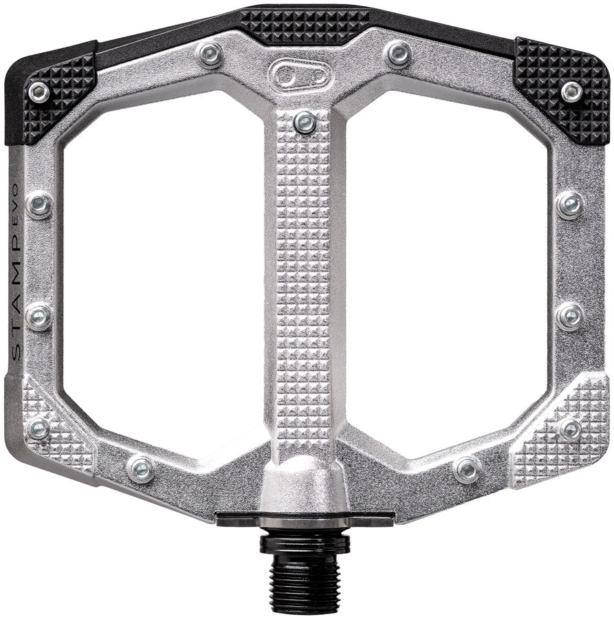 Crankbrothers Stamp Evo Pedals - Platform Aluminum 9/16" Silver Small