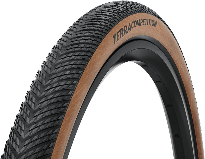 Continental Terra Competition Tire - 700 x 40 Tubeless Folding BLK/Transparent Grip Trail Casing E25