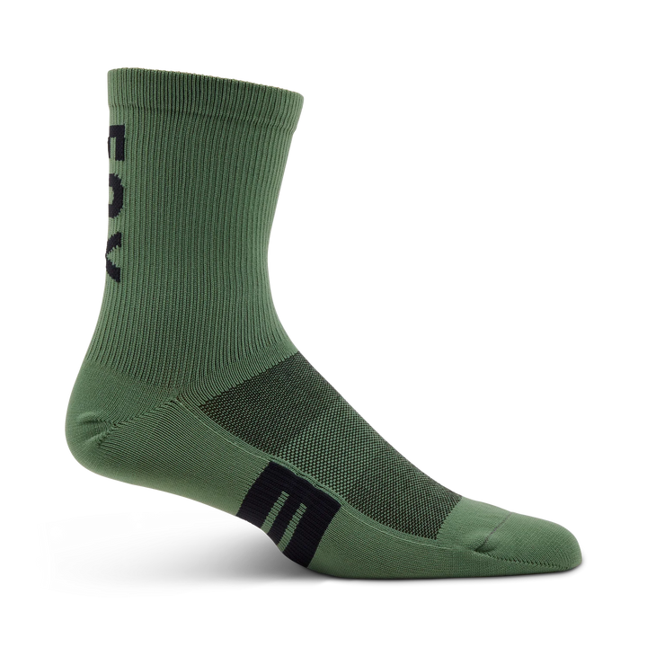 6" Flexair Merino Socks - Moss Green / XS/S
