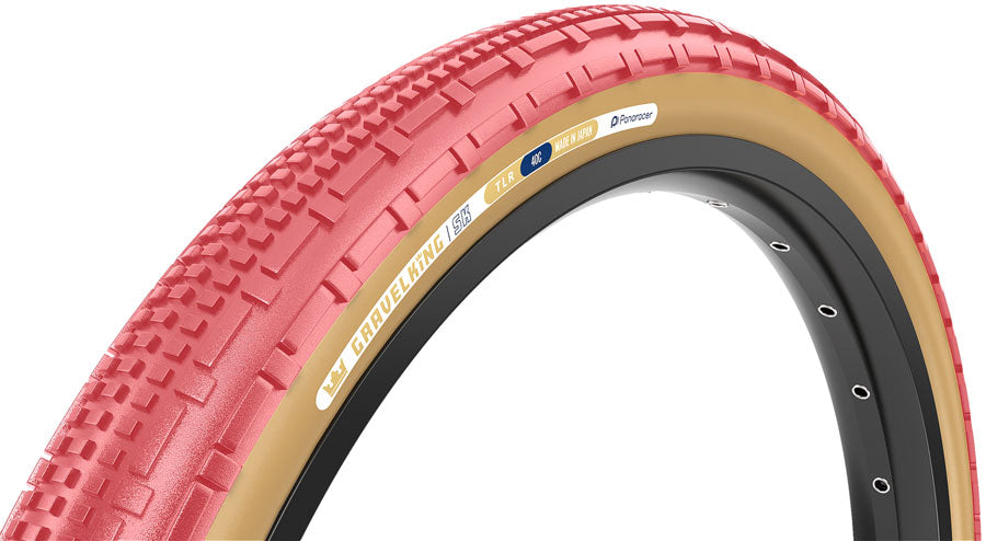 Panaracer GravelKing SK Tire - 700 x 45 Tubeless Folding Sakura/Brown