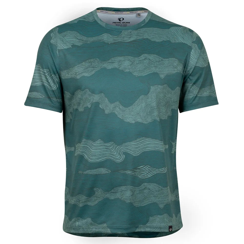 Men's Transfer Tech T-Shirt - CAMP GREEN CONTOUR / M