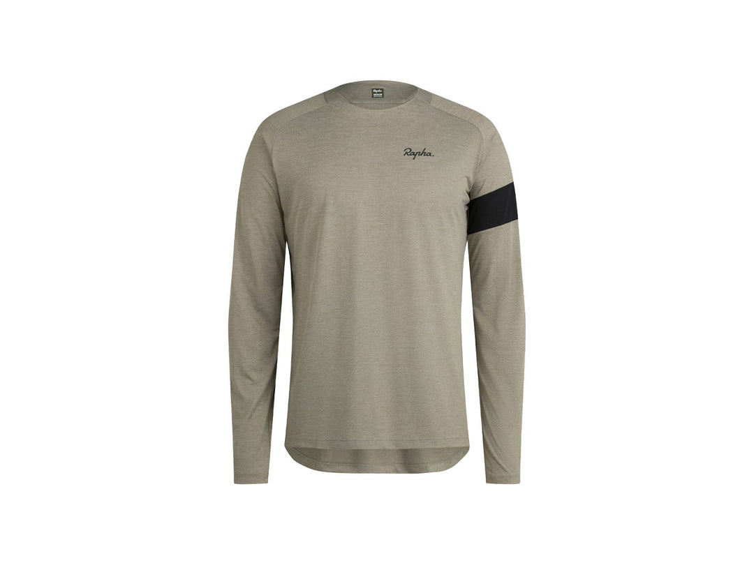 Rapha Trail Tech Long Sleeve Men Large Khaki Shirt