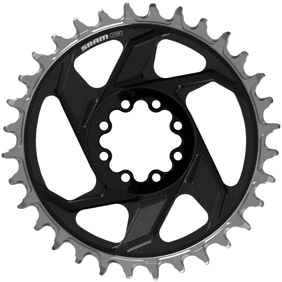 SRAM XX Downhill T-Type Direct Mount Chainring - 34t 7-Speed 8-Bolt Direct Mount 6mm Offset Aluminum D1