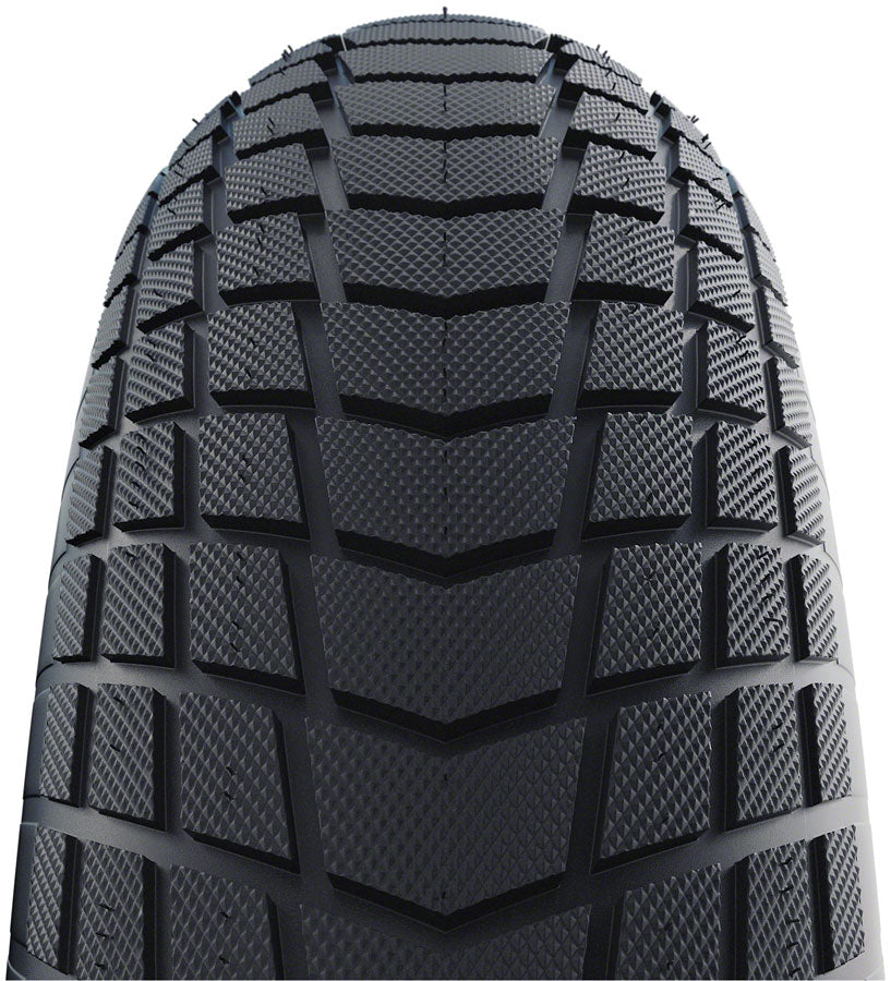 Schwalbe Super Moto-X Tire - 20 x 4.00 Clincher Wire BLK/Bronze Active Line Green