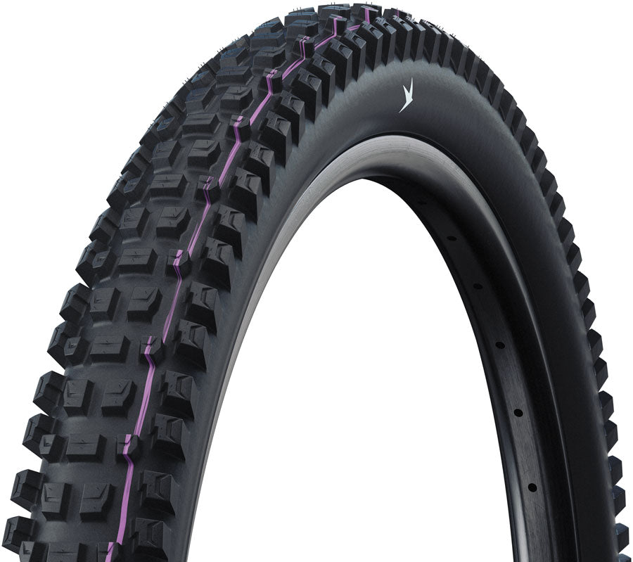 Schwalbe Albert Tire - 29 x 2.50 Tubeless Folding BLK Evolution Line Trail Pro Addix Ultra Soft Radial E-50