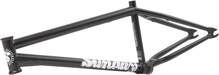 Sunday Wavelength BMX Frame - 21" TT Matte Black