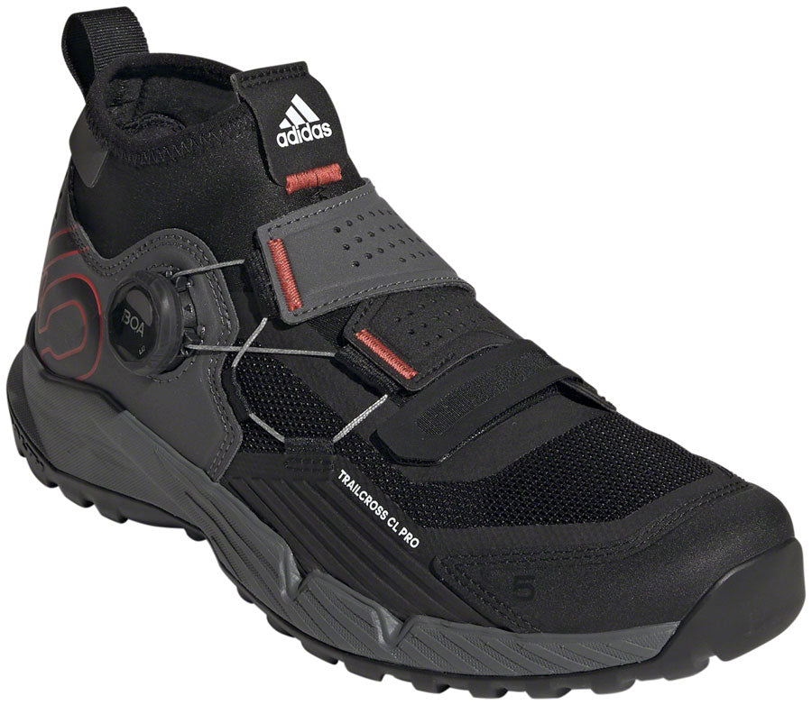 Five Ten Trailcross Pro Mountain Clipless Shoes - Women's Gray/Black/Red 5