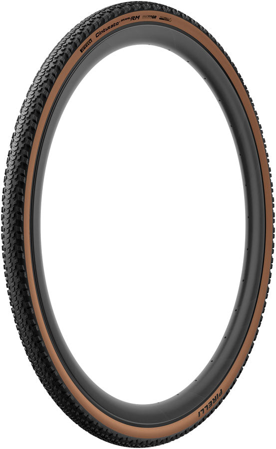 Pirelli Cinturato Gravel RM Tire - 700 x 40 Tubeless Folding Classic Tan SmartEVO GR ProWALL Gravel High Performance