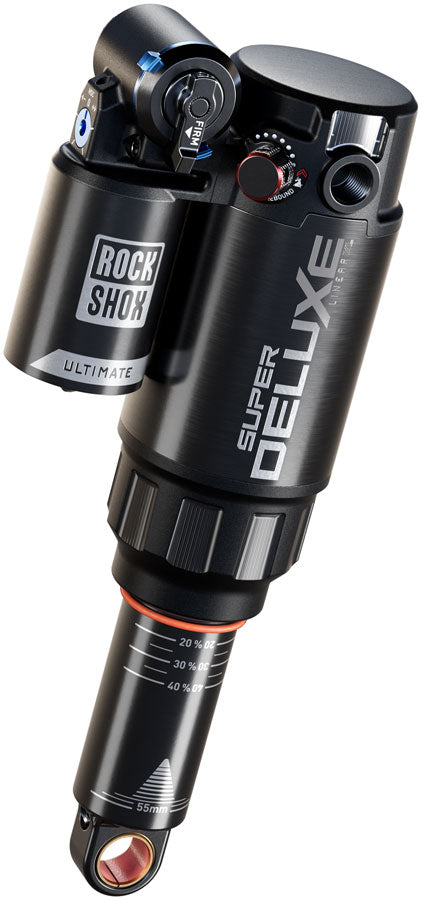 RockShox Super Deluxe Ultimate RC2T Rear Shock - 165 x 45 mm Linear XL Air Token Loc 2 Reb 55 / Comp 34 L/O 45 Standard Trunnion D1