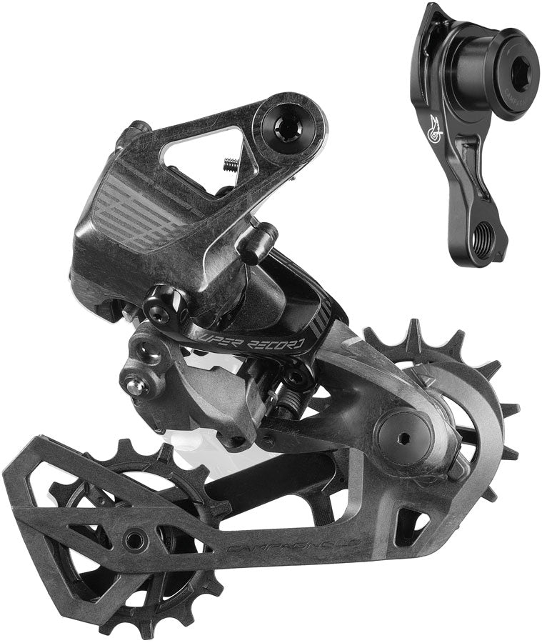 Campagnolo Super Record 13 WRL Rear Derailleur Nano Clutch - 13-Speed Wireless  Medium Cage Direct Mount UDH w/o Battery BLK