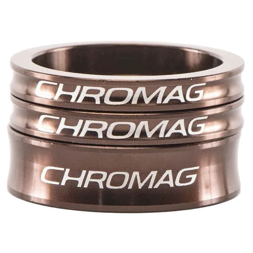 Chromag Headset Spacer Set 2x5mm 1x10mm Bronze