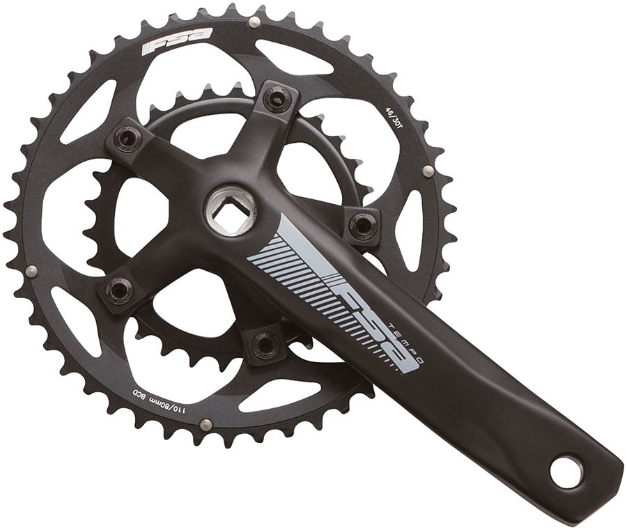 FSA Tempo Crankset 50/34T 165mm JIS N10