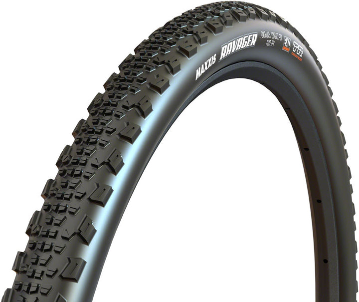 Maxxis Ravager Tire - 700 x 45 Tubeless Folding Black SilkShield