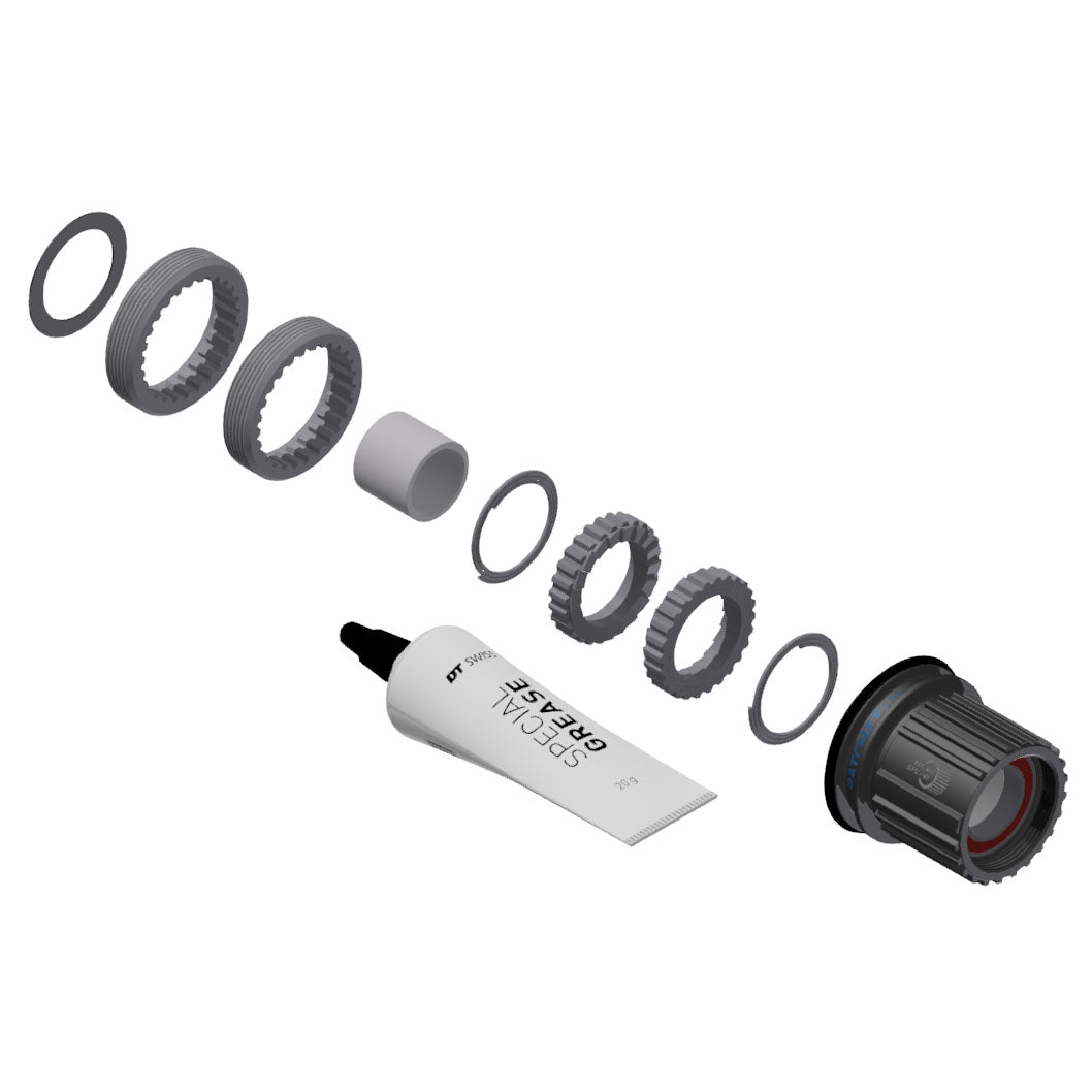 DT Swiss 370 Hybrid Ratchet LN 18t Upgrade Kit MS FH Body 