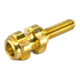 Paul Components Baby Groovy Barrel Adjuster Brass Each