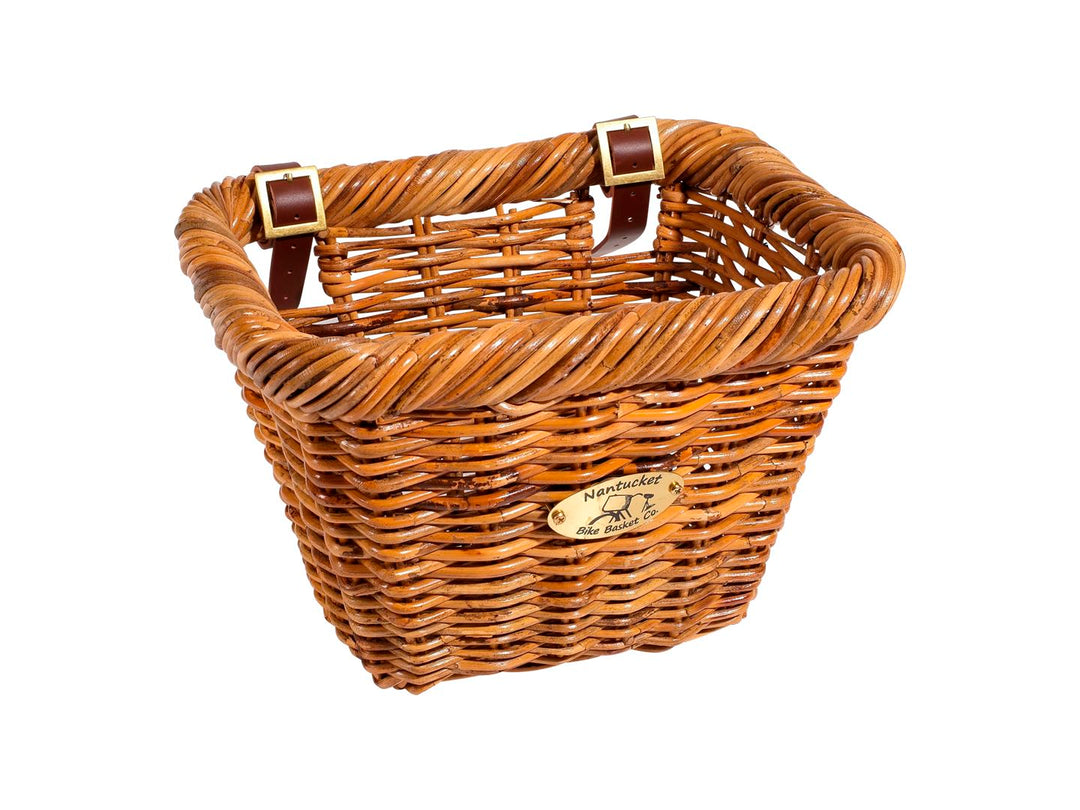 Nantucket Cisco Rectangle Tan Front Basket