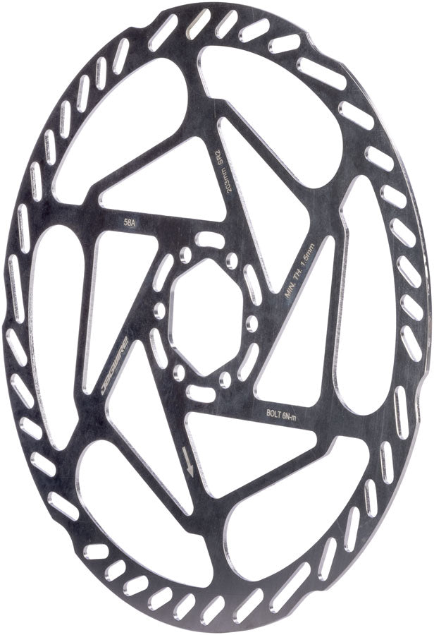 Jagwire Sport SR2 Disc Brake Rotor - 203mm 6-Bolt 1.8mm Thickness