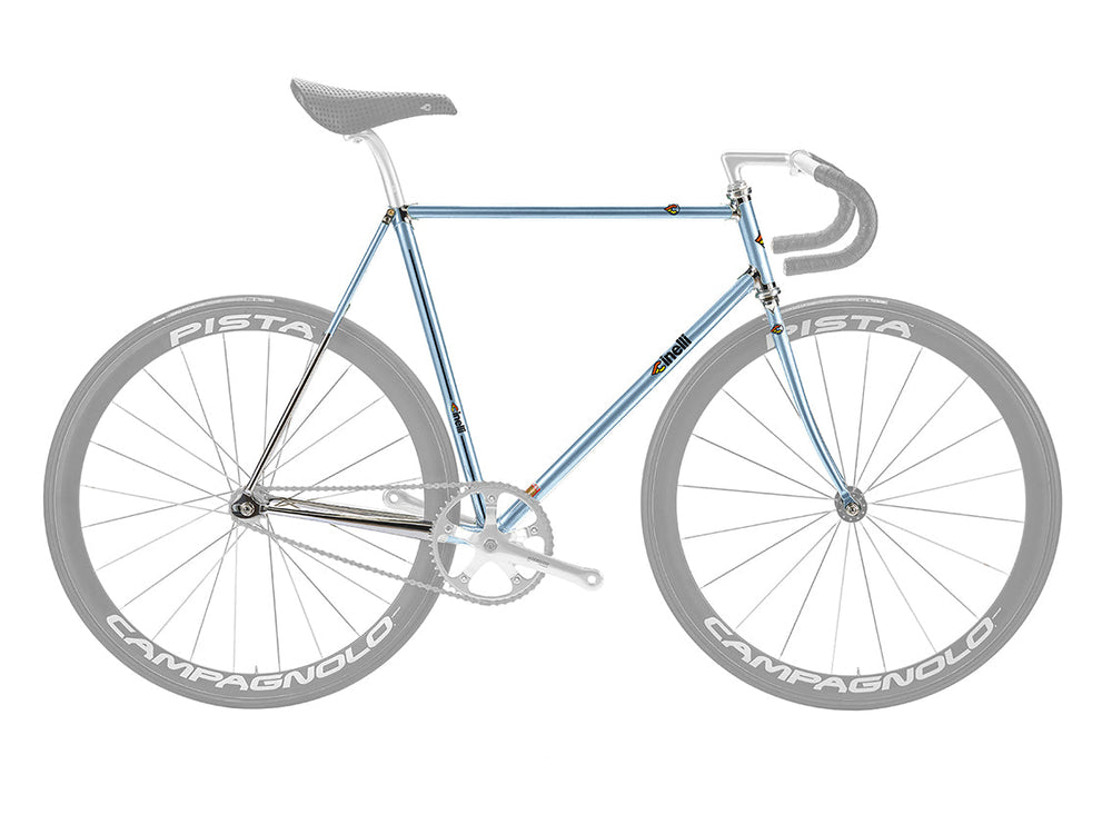 SUPERCORSA PISTA - FRAME KIT - Azzurro Laser / 49 / No Brakes