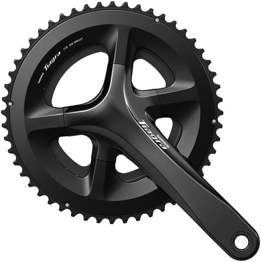Shimano Tiagra FC-4000 Crankset - 170mm 11-Speed 52/36t 110 Asymmetric BCD BLK