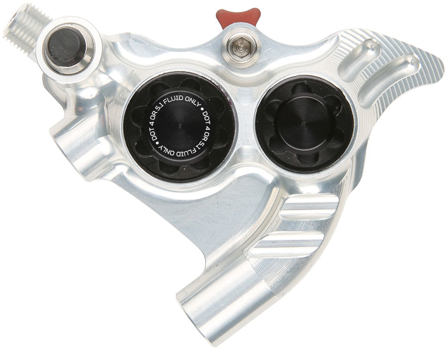 Hope RX4+ SL Disc Brake Caliper - Rear Flat Mount Direct +20mm DOT Type Silver