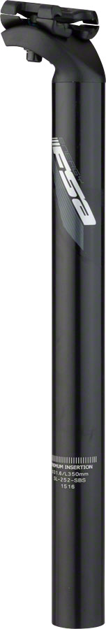 Full Speed Ahead Energy SB20 Seatpost 31.6 x 350mm Gray Graphic Black
