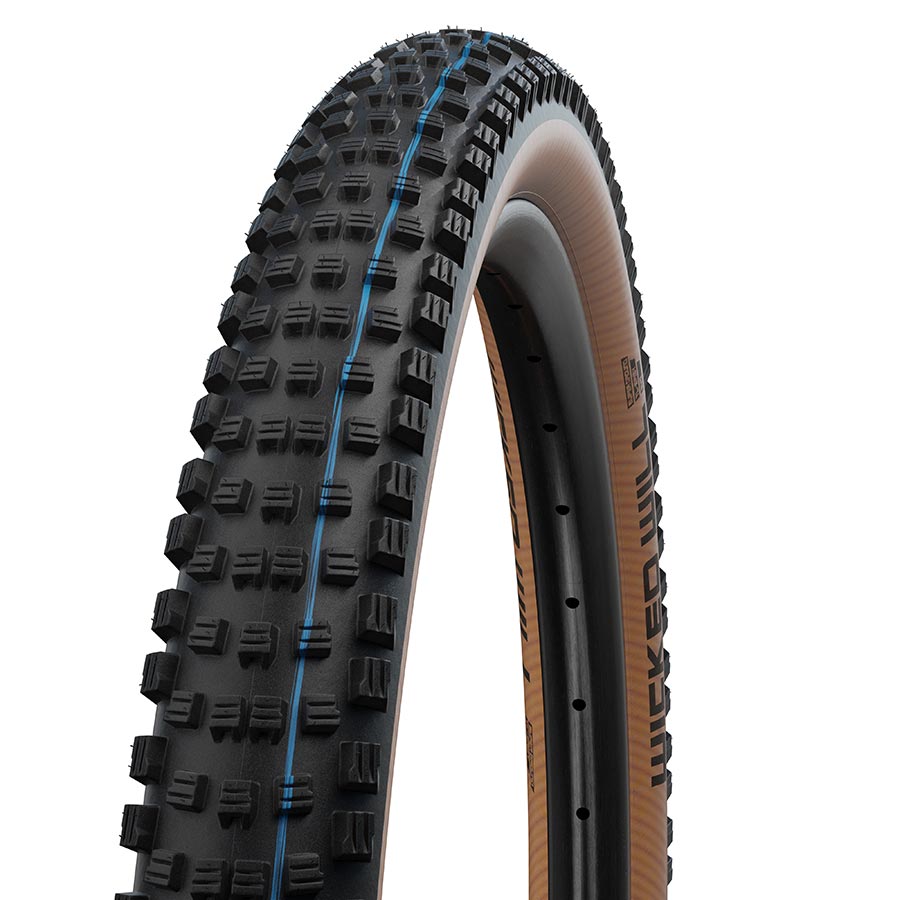 Schwalbe Wicked Will Mountain Tire 29"x2.40 Folding Tubeless Ready Addix Speedgrip Super Race TL Easy Transparent Skinwall