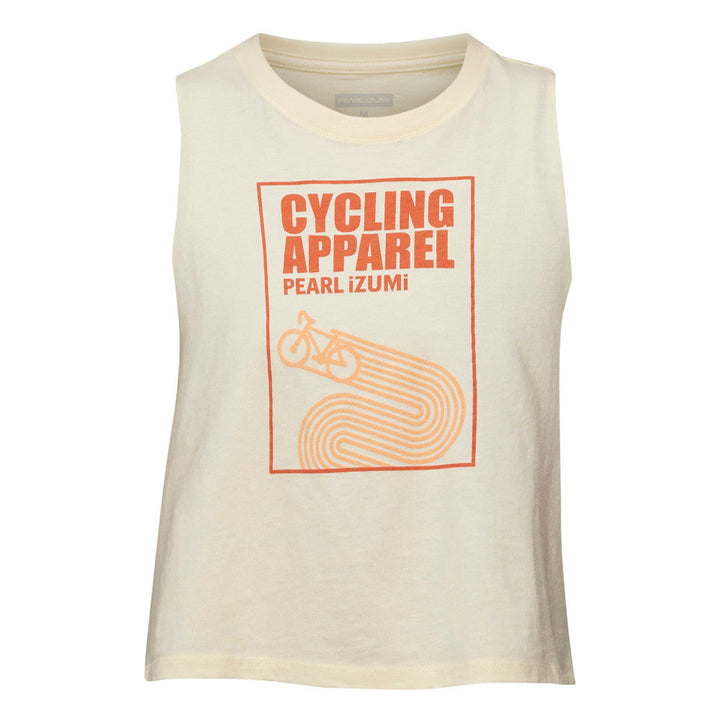 Women's Graphic Tank - BIKE SWOOSH TEXT VANILLA 2024 / M