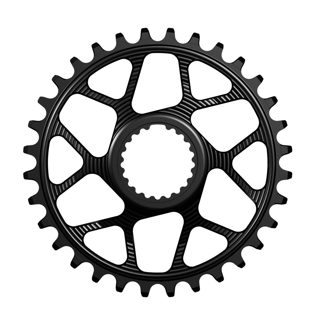 Works Components Round Chainring Shimano DM 28T Boost 3mm Blk