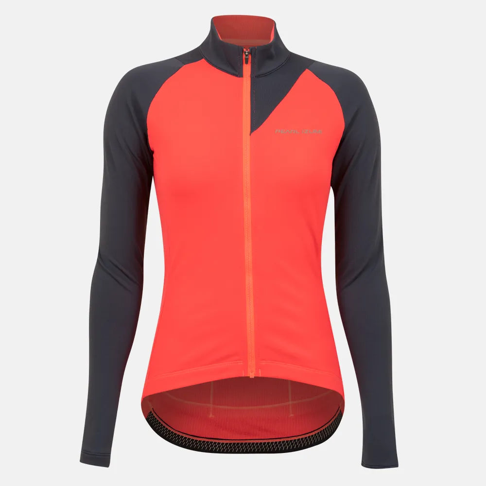 Women's Attack Thermal Jersey - SCREAMING RED/DARK INK / L