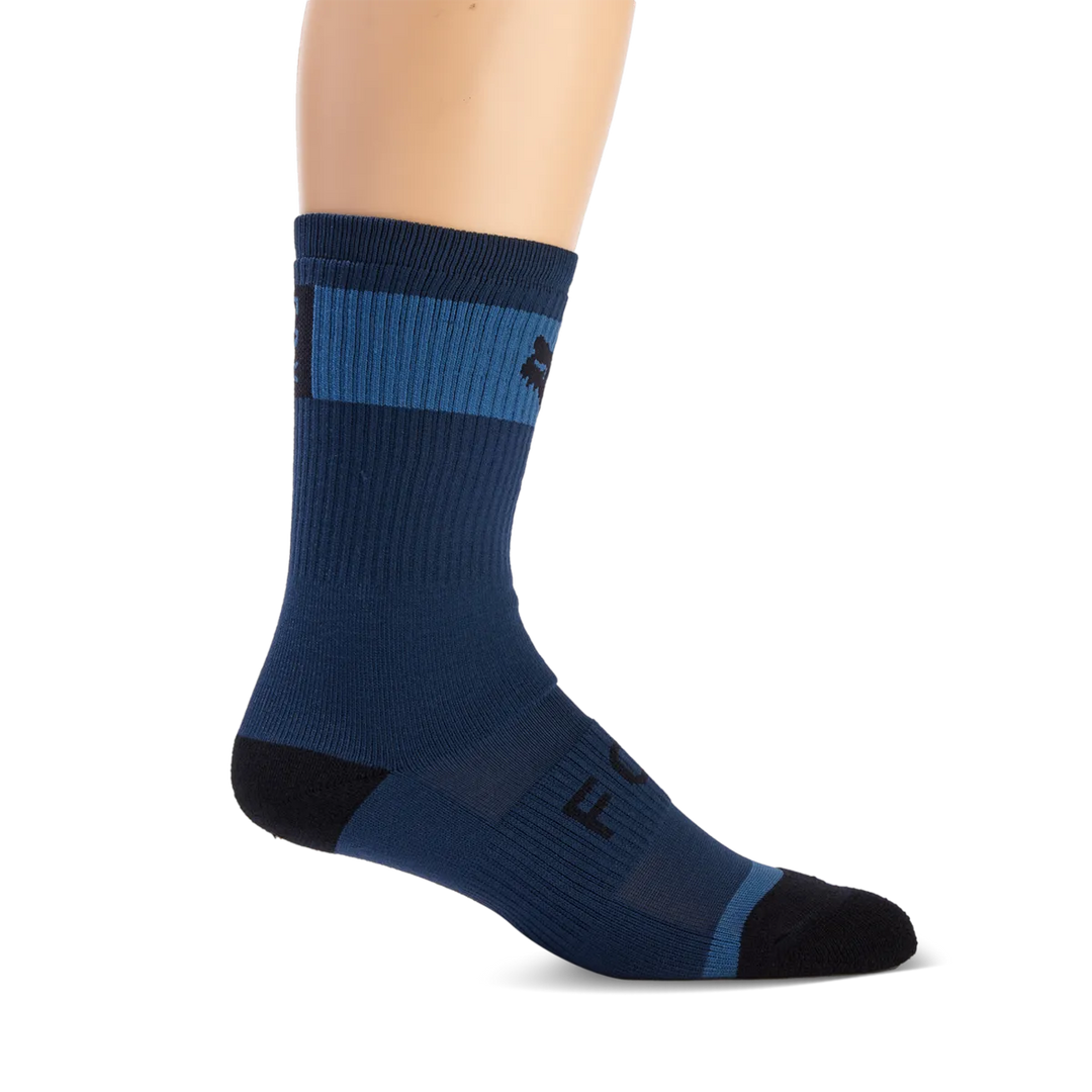 8" Defend Winter Socks - Midnight Blue / XS/S