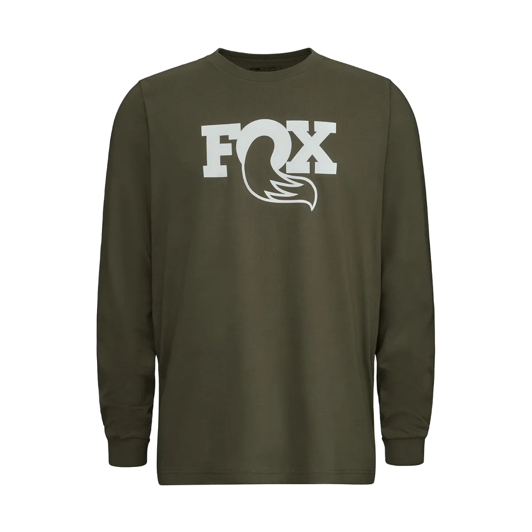 Logo Long Sleeve Shirt - Army / S