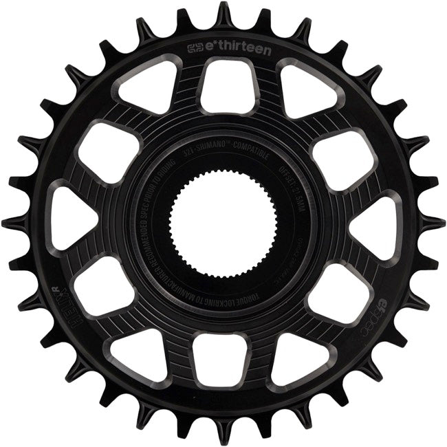 E*thirteen Helix R e*spec C-ring Shimano EP8  32t -Black