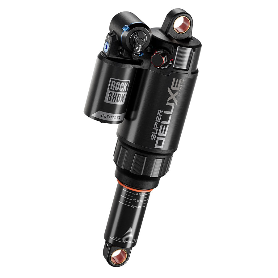 RockShox Super Deluxe Ultimate D1 Rear shock 210x55 Shaft Eyelet: Standard Body Eyelet: No Bushing Token Loc 2 Reb55/Comp30 Lockout45 Specialized Levo (S2-S6) 2023+